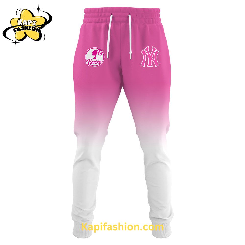 New York Yankees MLB x Barbie Night Game Limited Edition Hoodie 2025 New York Yankees MLB x Barbie Night Game Limited Edition Hoodie 2025