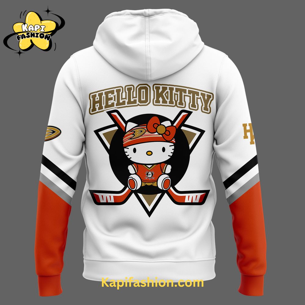 Special New Anaheim Ducks x Hello Kitty Zip Hoodie 2025 Special New Anaheim Ducks x Hello Kitty Zip Hoodie 2025