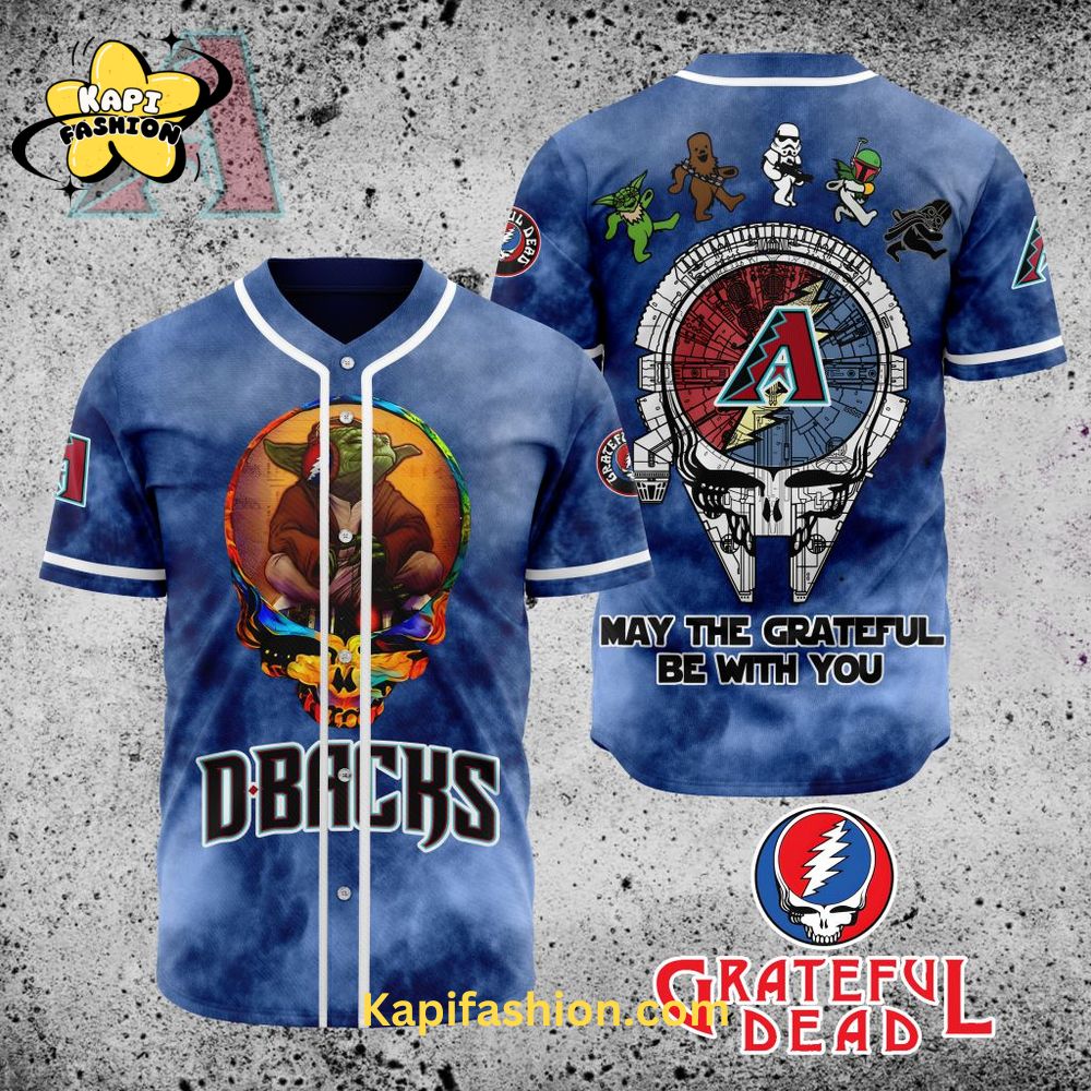 Arizona Diamond Backs Star Wars x Grateful Dead Jersey Arizona Diamond Backs Star Wars x Grateful Dead Jersey