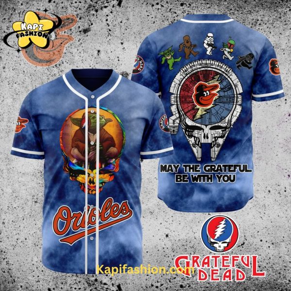 Baltimore Orioles Star Wars x Grateful Dead Jersey