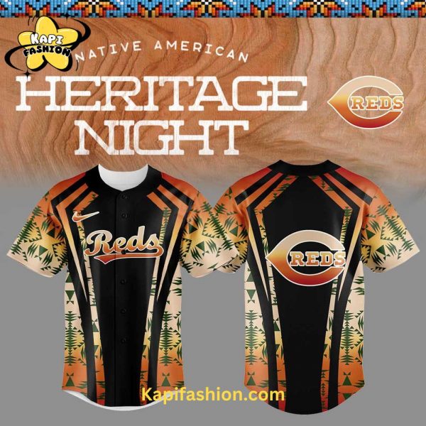 Cincinnati Reds Native American Heritage Jersey 2025