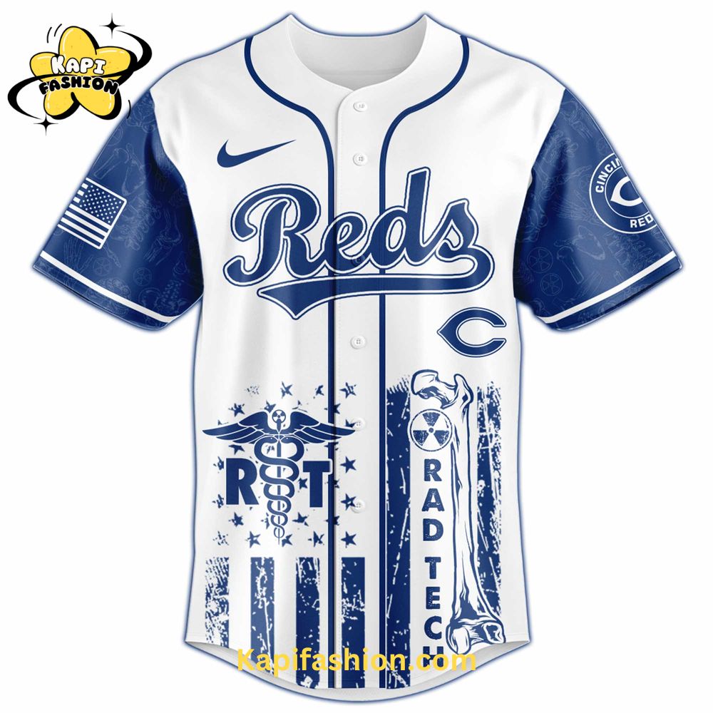 Cincinnati Reds Radiology Tech Night Exclusive Design Jersey Cincinnati Reds Radiology Tech Night Exclusive Design Jersey