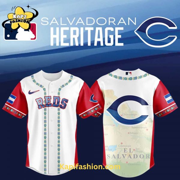 Cincinnati Reds Salvadoran Heritage Jersey 2025