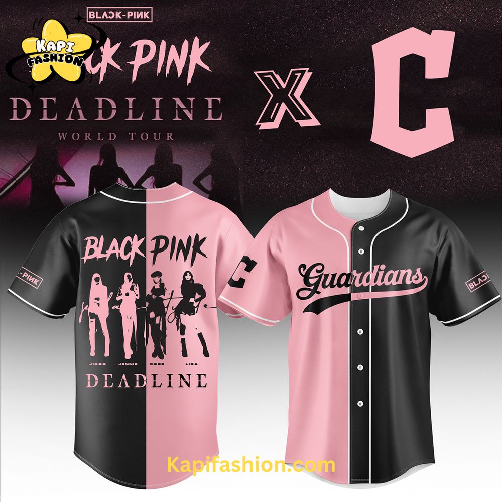 Cleveland Guardians BLACKPINK Jersey Cleveland Guardians BLACKPINK Jersey