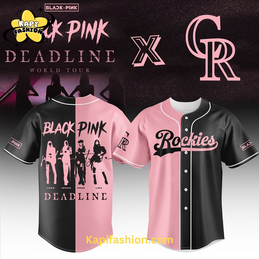 Colorado Rockies BLACKPINK Jersey Colorado Rockies BLACKPINK Jersey