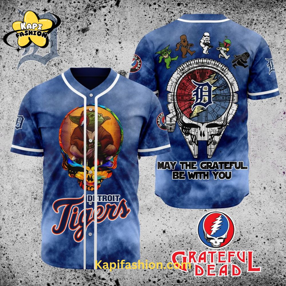 Detroit Tigers Star Wars x Grateful Dead Jersey Detroit Tigers Star Wars x Grateful Dead Jersey