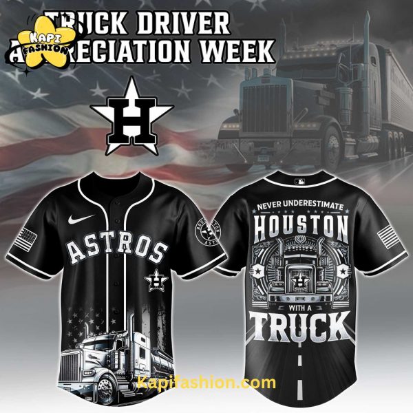 Houston Astros Nation Truck Driver Appreciation Week Limited Edition Jersey 2025