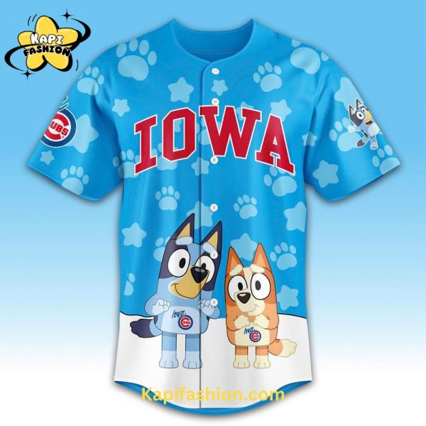 Iowa Cubs Bluey Night Special Jersey