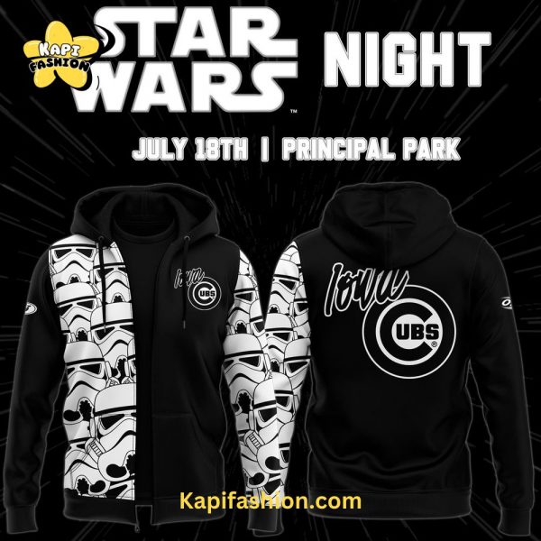 Iowa Cubs Star Wars Night Special Zip Hoodie 2025