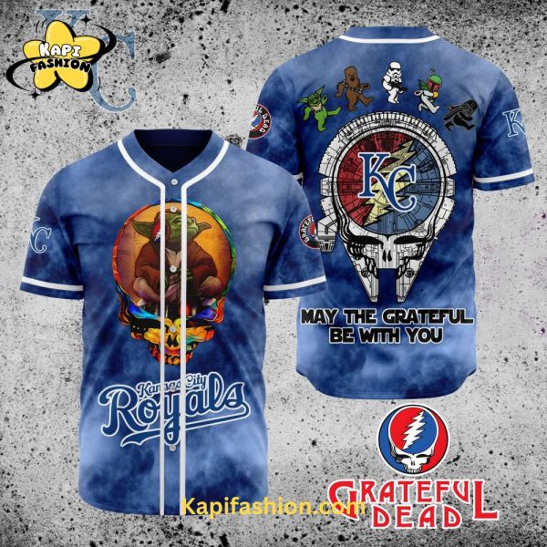 Kansas City Royals Star Wars x Grateful Dead Jersey