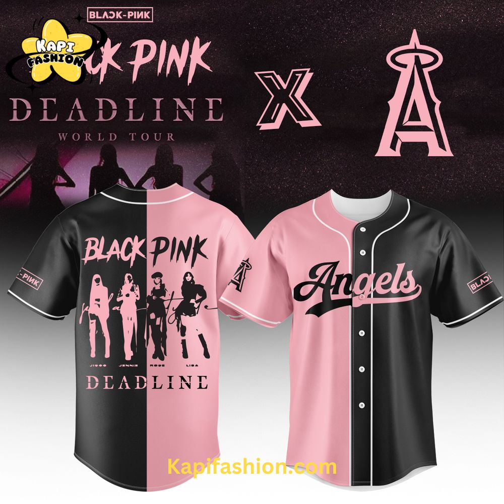 Los Angeles Angels BLACKPINK Jersey Los Angeles Angels BLACKPINK Jersey