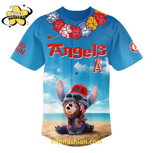 Los Angeles Angels Lilo Stitch Jersey Buy Online at Kapifashion.com