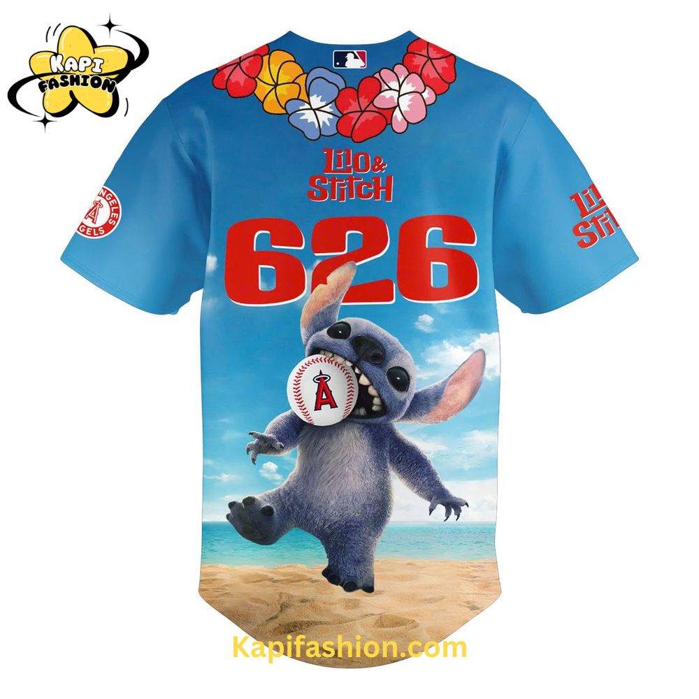 Los Angeles Angels Lilo & Stitch Jersey Los Angeles Angels Lilo & Stitch Jersey