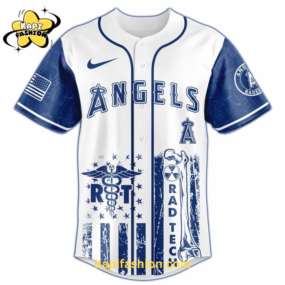 Los Angeles Angels Radiology Tech Night Exclusive Design Jersey Los Angeles Angels Radiology Tech Night Exclusive Design Jersey