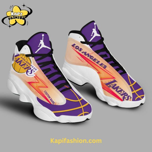 Los Angeles Lakers NBA Air Jordan 13 v2