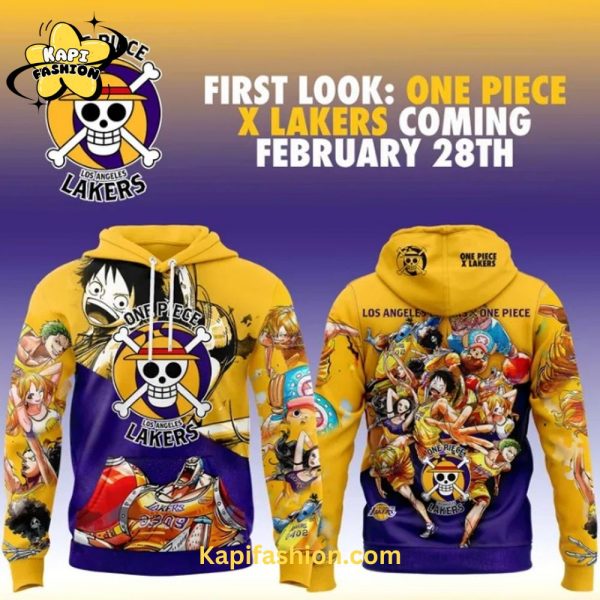 Los Angeles Lakers x One Piece Limited Edition Hoodie