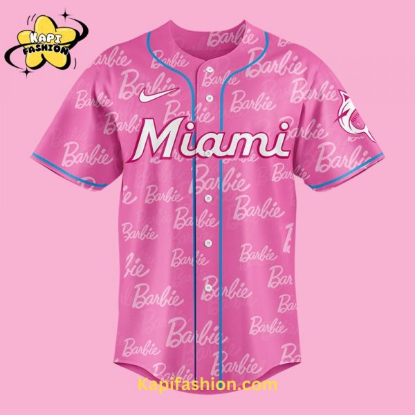 Miami Marlins Barbie Special Limited Edition Jersey