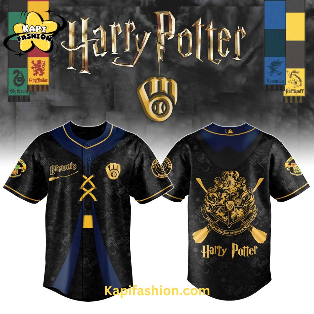 Milwaukee Brewers Harry Potter Special Edition Jersey V2 Milwaukee Brewers Harry Potter Special Edition Jersey V2