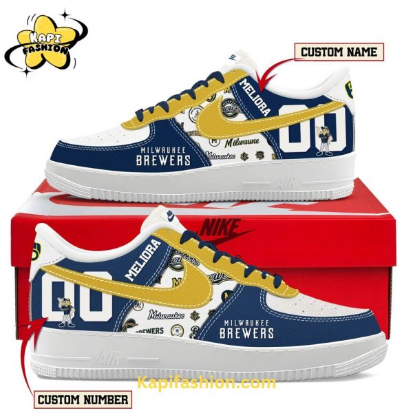 Milwaukee Brewers MLB Personalized Limited Edition New Air Force 1 Shoes 2025