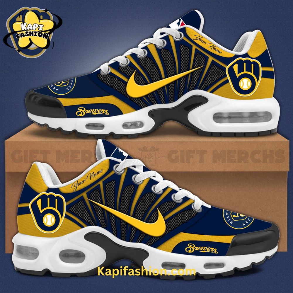 Milwaukee Brewers MLB Personalized Limited Edition New Air Max Shoes 2025 Milwaukee Brewers MLB Personalized Limited Edition New Air Max Shoes 2025