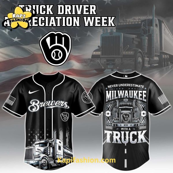 Kapifashion2FMilwaukee Brewers Nation Truck Driver Appreciation Week Limited Edition Jersey 2025 1.jpg