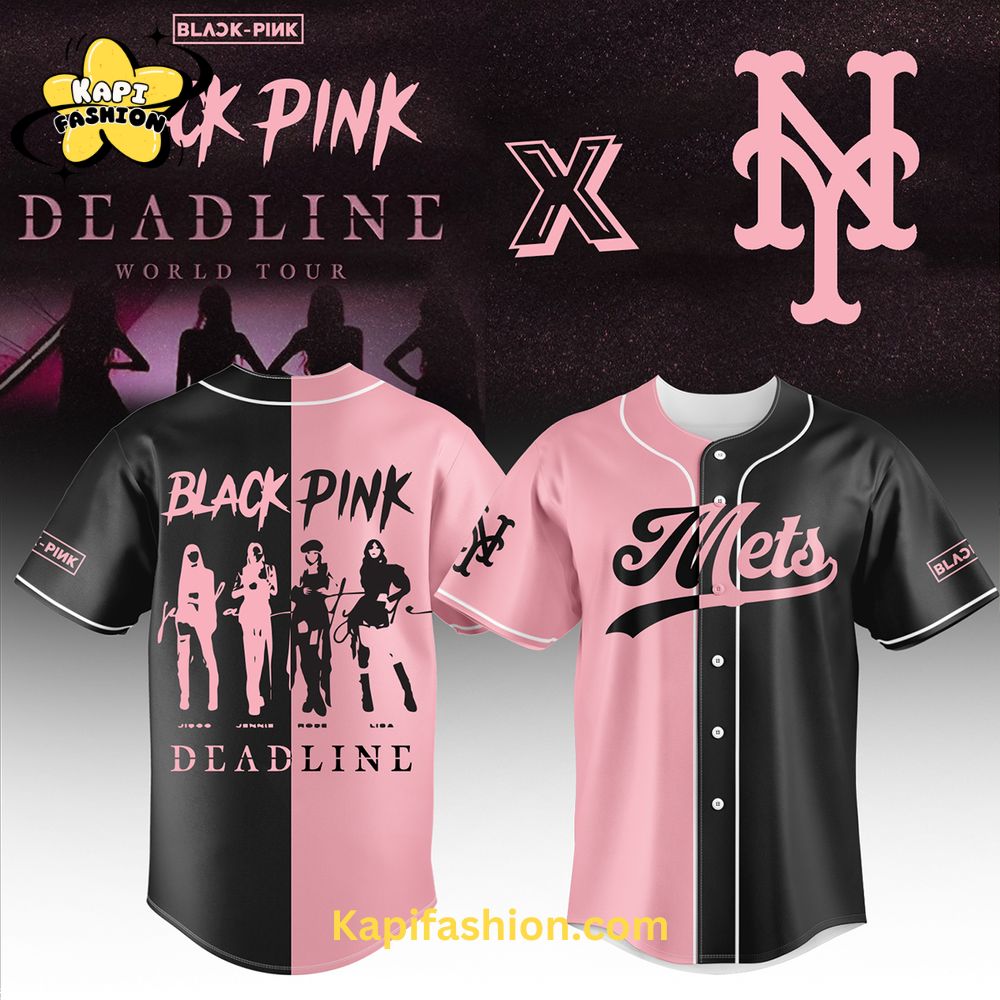 New York Mets BLACKPINK Jersey New York Mets BLACKPINK Jersey