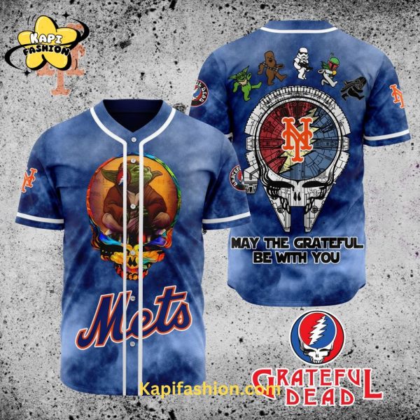 New York Mets Star Wars x Grateful Dead Jersey