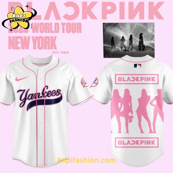 New York Yankees BLACKPINK Limited Edition White Jersey 2025
