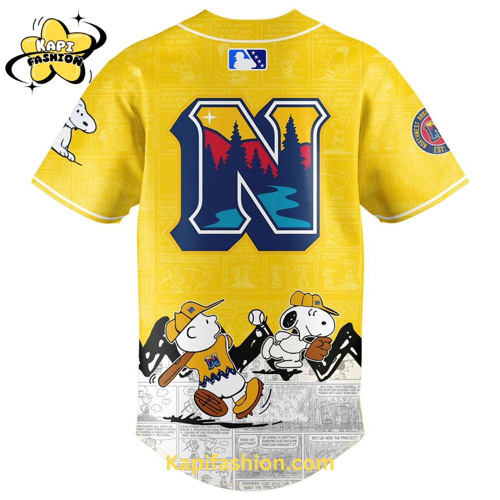 Northwest Arkansas Naturals Peanuts Night Special Jersey 2025 Northwest Arkansas Naturals Peanuts Night Special Jersey 2025