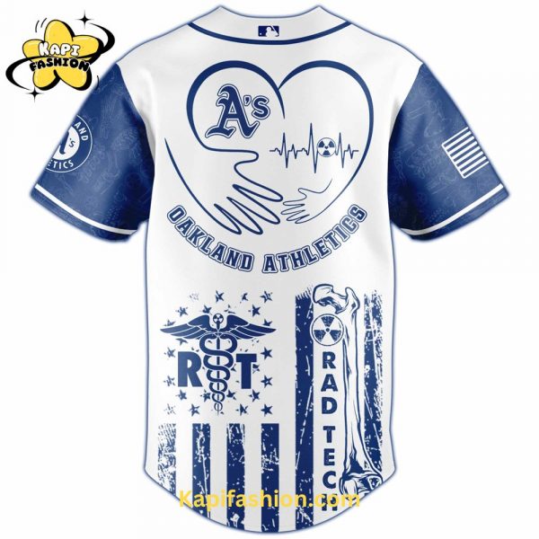 Oakland Athletics Radiology Tech Night Exclusive Design Jersey
