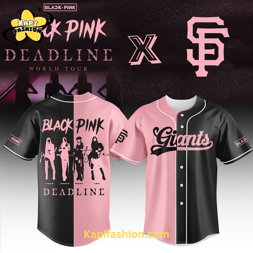 San Francisco Giants BLACKPINK Jersey San Francisco Giants BLACKPINK Jersey