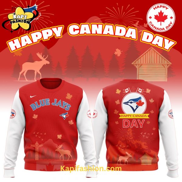 Toronto Blue Jays Happy Canada Day 2025 Limited Edition Sweatshirt