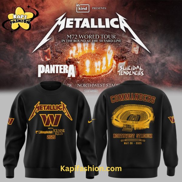 Washington Commanders World Tour Limited Edition Black Sweatshirt