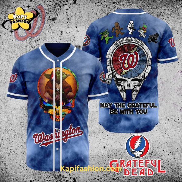 Washington Nationals Star Wars x Grateful Dead Jersey