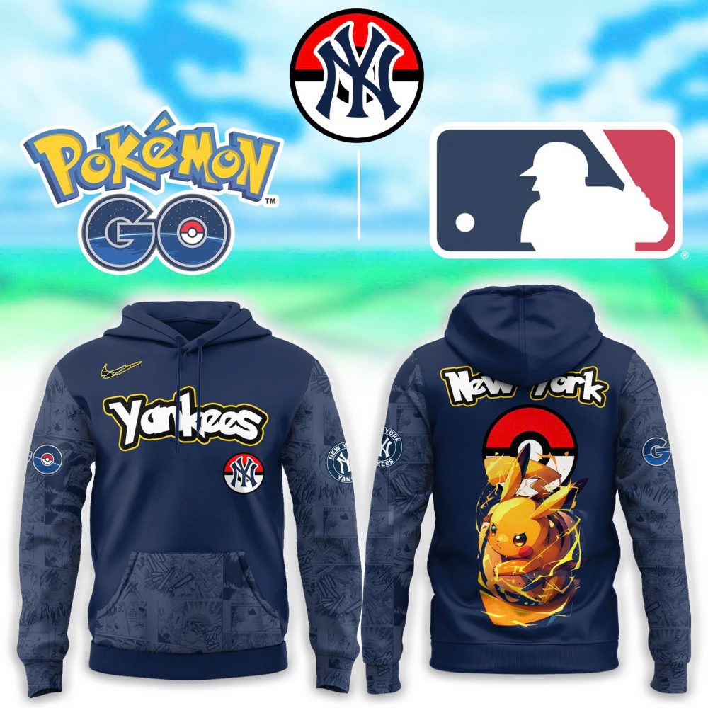 New York Yankees Pokemon Go Pikachu Hoodie