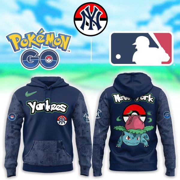 New York Yankees Pokemon Go Bulbasaur Hoodie