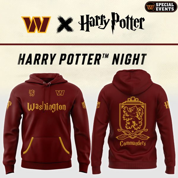 Washington Commanders Harry Potter Night Hoodie