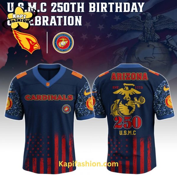 Arizona Cardinals US U.S.M.C 250th Birthday Limited Edition Jersey