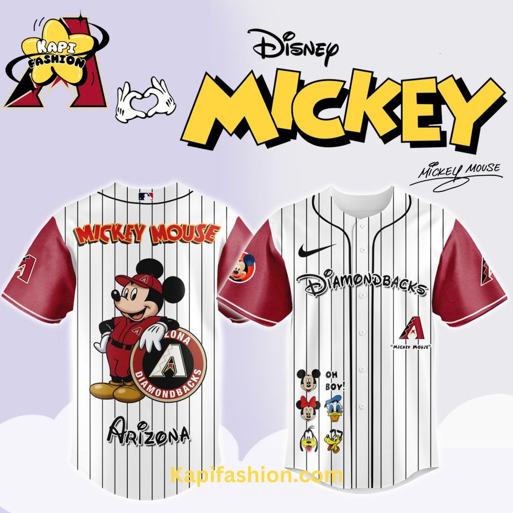 Arizona Diamondbacks Mickey Mouse And Friends Jersey Arizona Diamondbacks Mickey Mouse And Friends Jersey