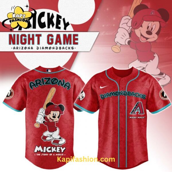 Arizona Diamondbacks Mickey Mouse Night Game Jersey
