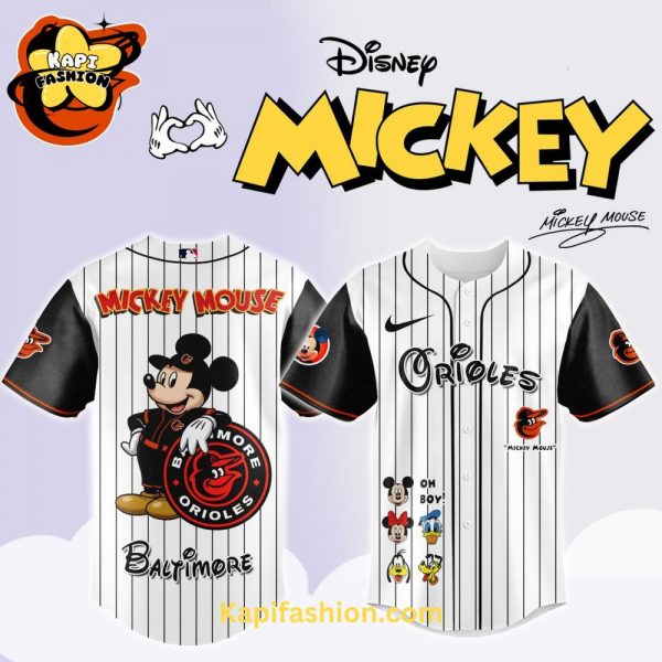 Baltimore Orioles Mickey Mouse And Friends Jersey
