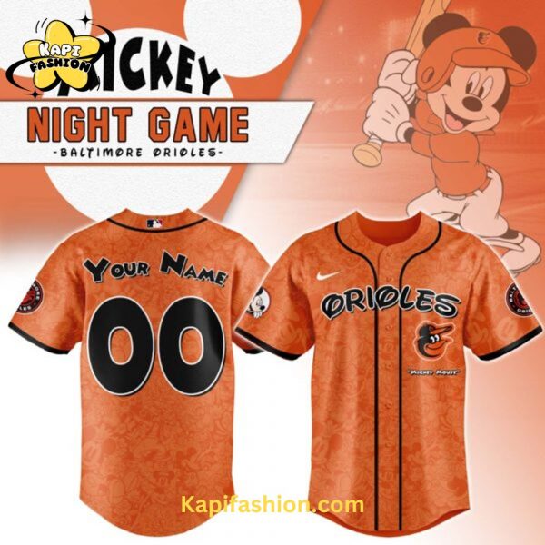 Baltimore Orioles Mickey Mouse Night Game Jersey