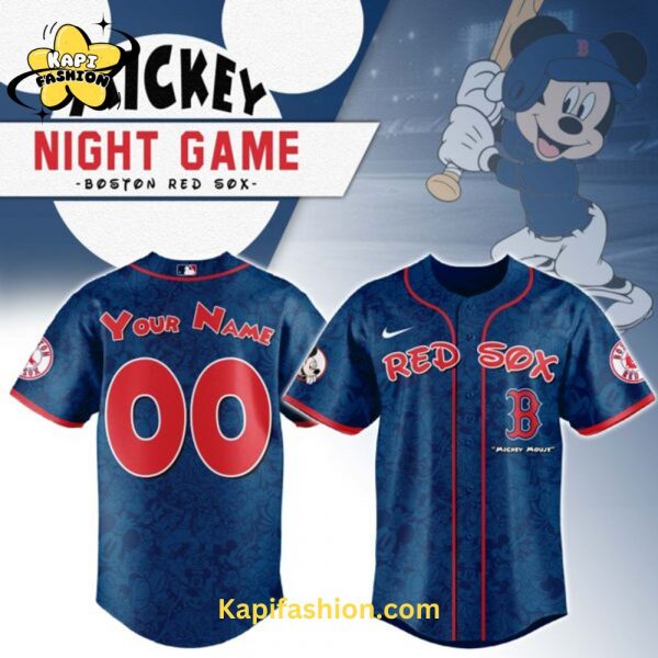 Boston Red Sox Mickey Mouse Night Game Jersey