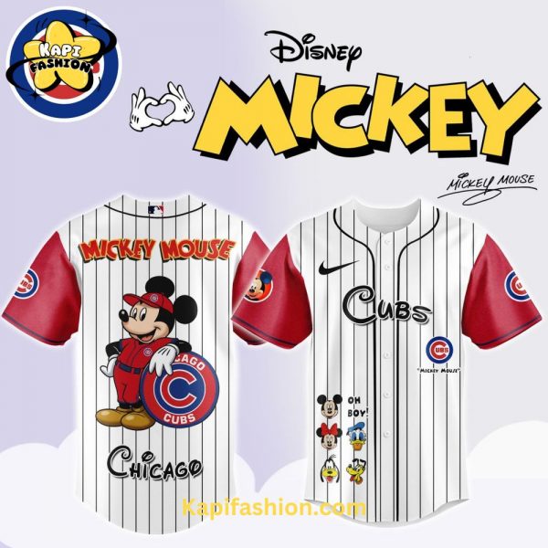 Chicago Cubs Mickey Mouse And Friends Jersey