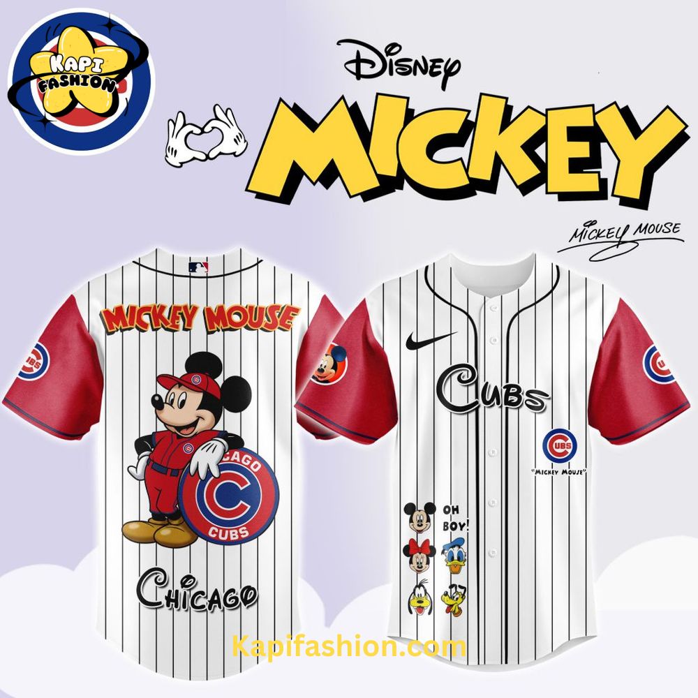 Chicago Cubs Mickey Mouse And Friends Jersey Chicago Cubs Mickey Mouse And Friends Jersey
