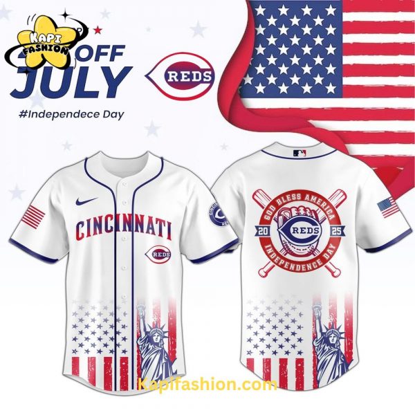 Cincinnati Reds Special Independence Day Limited Edition Jersey