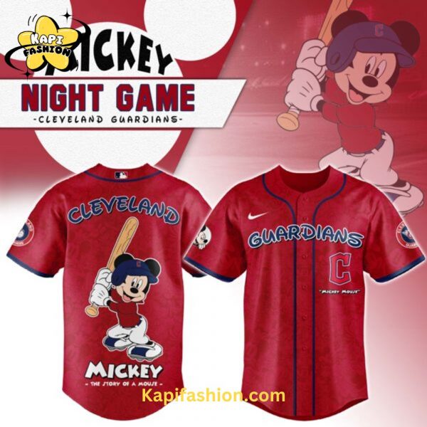 Cleveland Guardians Mickey Mouse Night Game Jersey