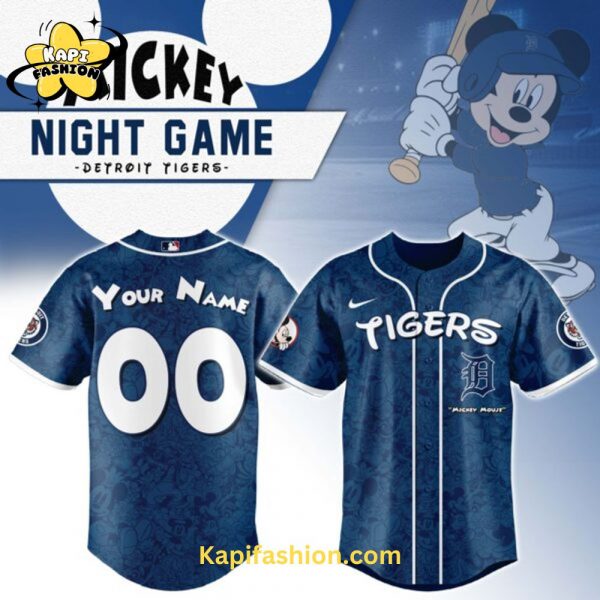 Detroit Tigers Mickey Mouse Night Game Jersey