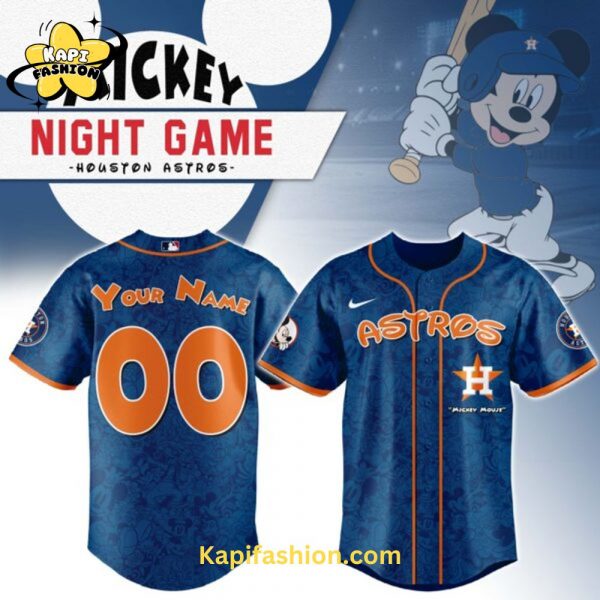 Houston Astros Mickey Mouse Night Game Jersey