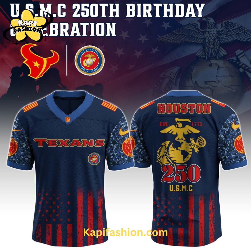 Houston Texans US U.S.M.C 250th Birthday Limited Edition Jersey Houston Texans US U.S.M.C 250th Birthday Limited Edition Jersey